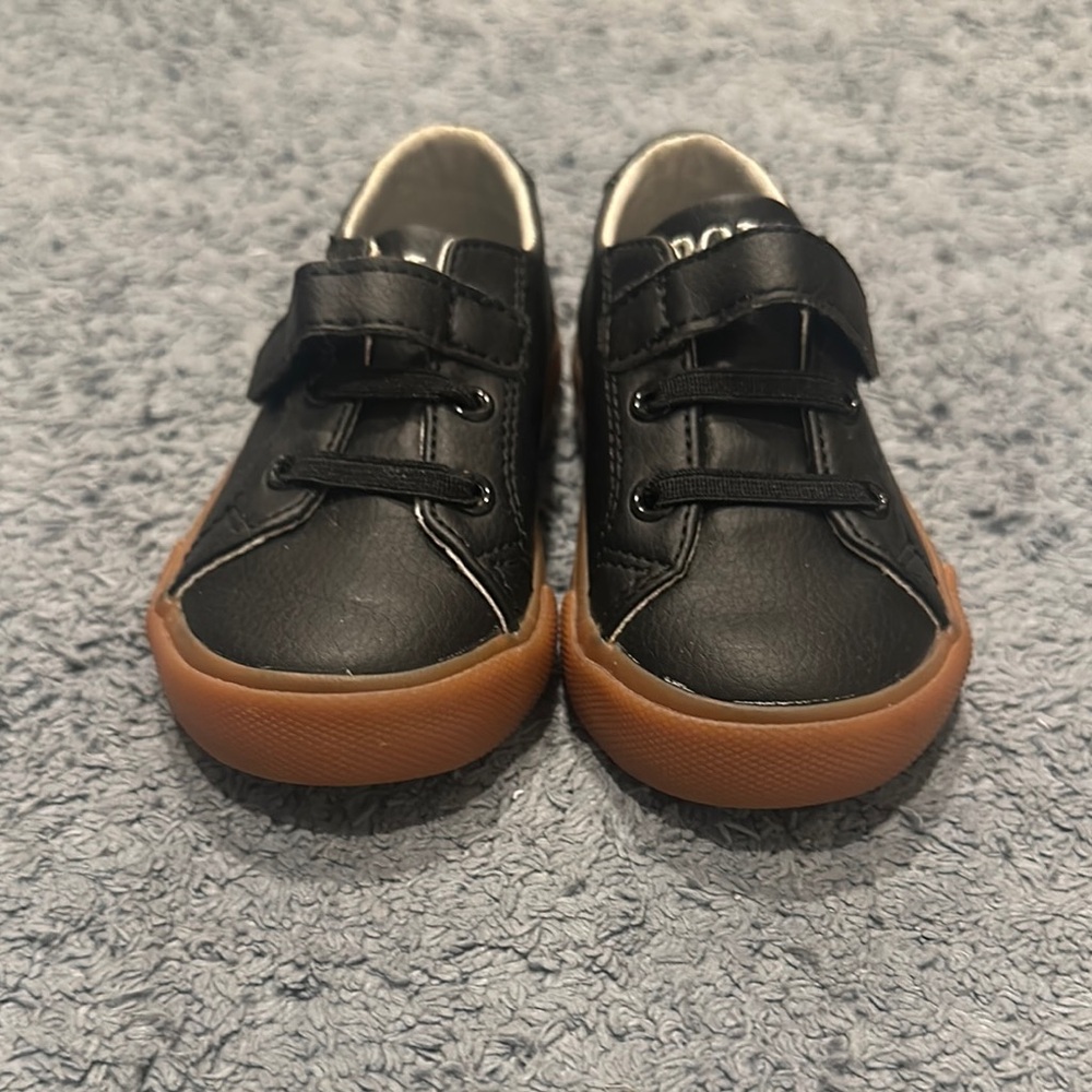 Polo by Ralph Lauren Black Sneakers with Gum Rubber Sole
